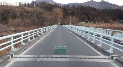 柳大橋補修工事完成